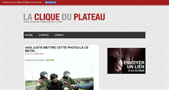 Desktop Screenshot of cliqueduplateau.com