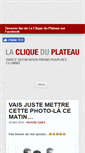 Mobile Screenshot of cliqueduplateau.com
